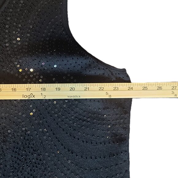 JONES NEW YORK Beaded and Sequins Black Tank Women's Plus Size 3X - Picture 10 of 13